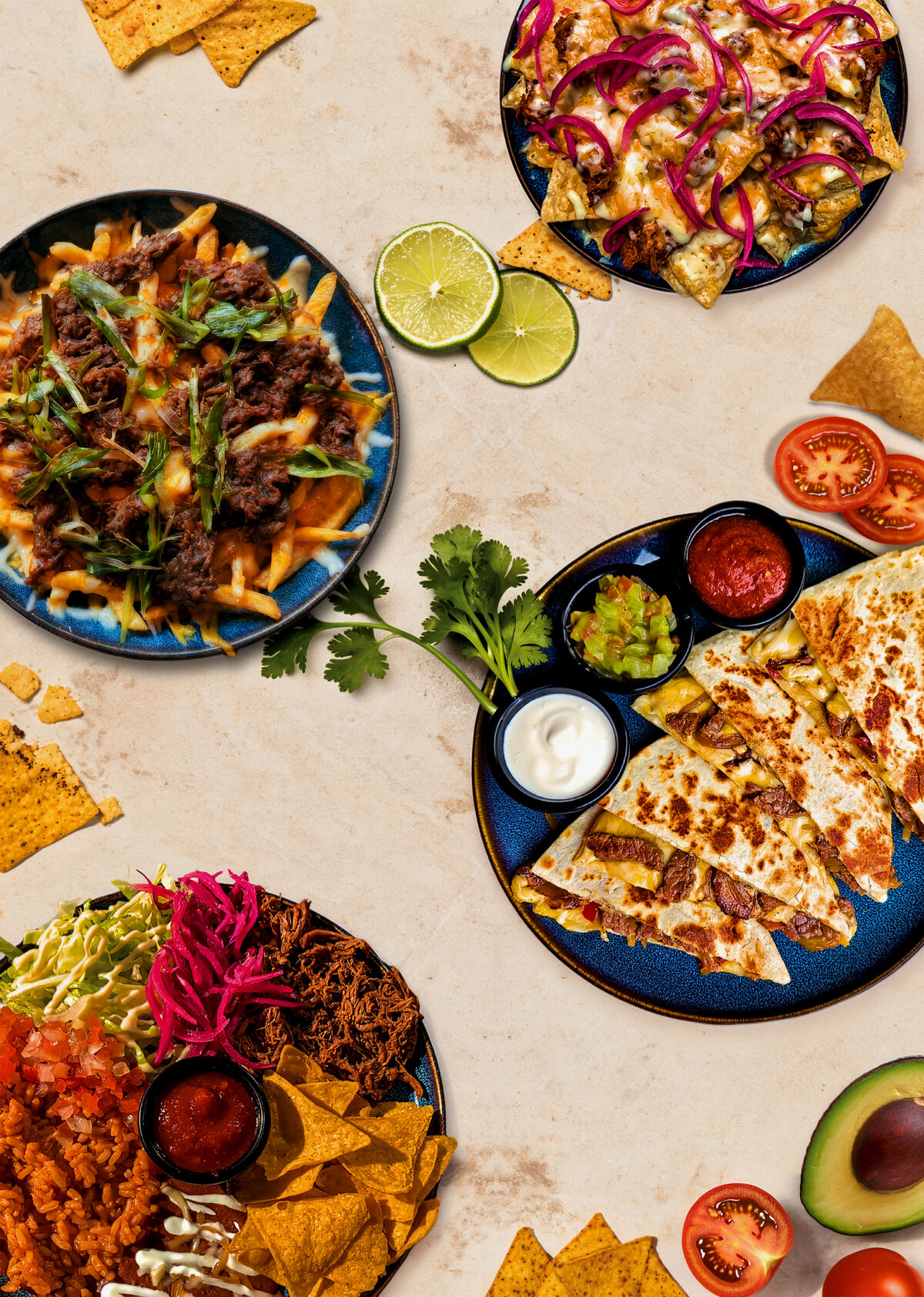 Quesadilla a nachos z menu Tijuana